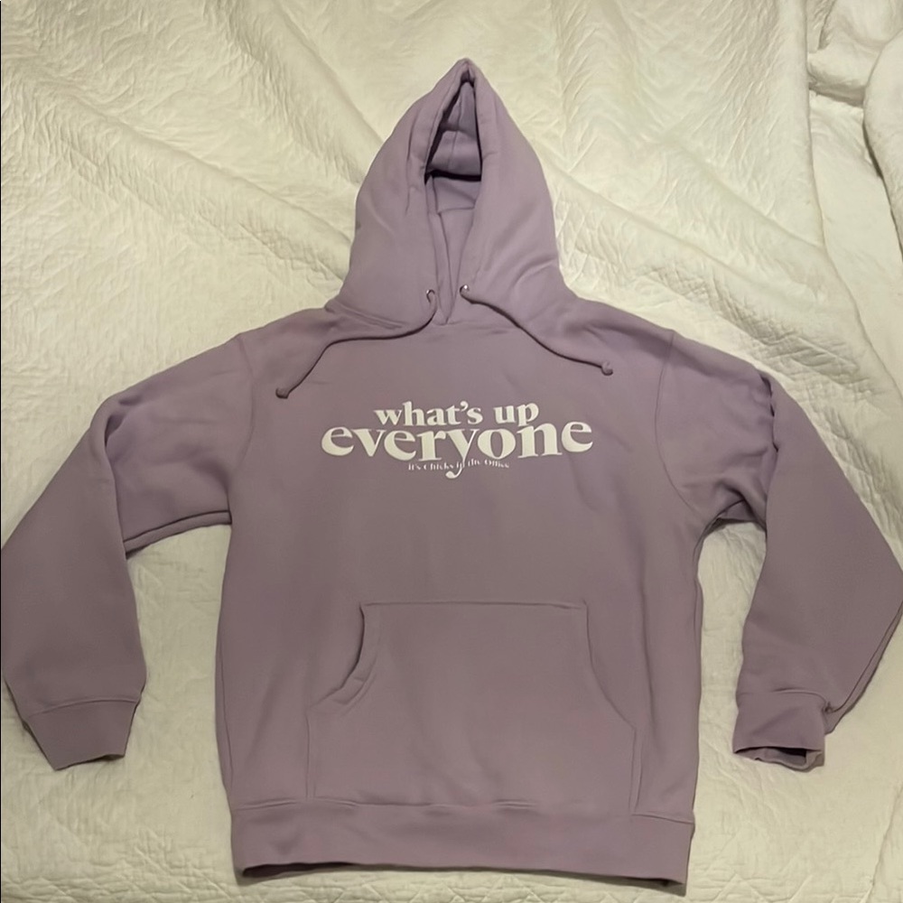 Chicks in the Office Lavender hoodie